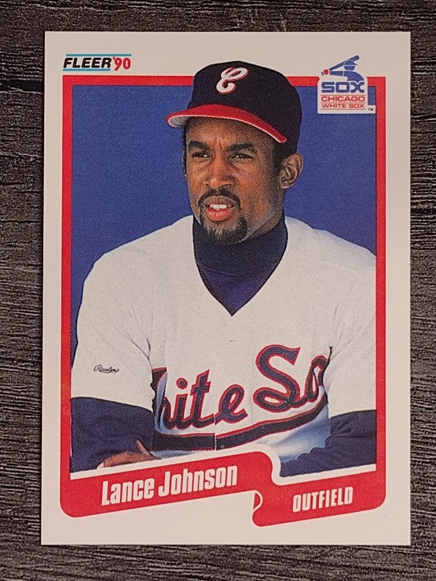 1990 Fleer #536 Lance Johnson