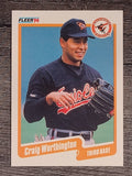 1990 Fleer #195 Craig Worthington
