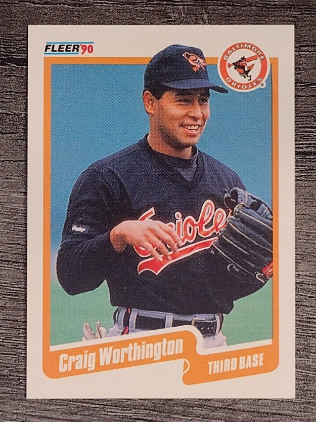 1990 Fleer #195 Craig Worthington