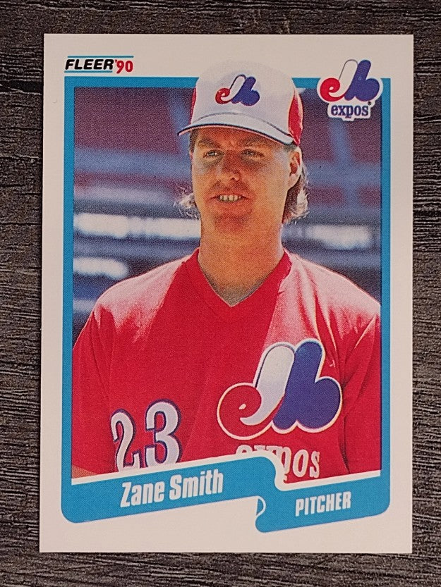 1990 Fleer #362 Zane Smith
