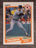 1990 Fleer #172 Brady Anderson