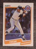 1990 Fleer #609 Fred Lynn