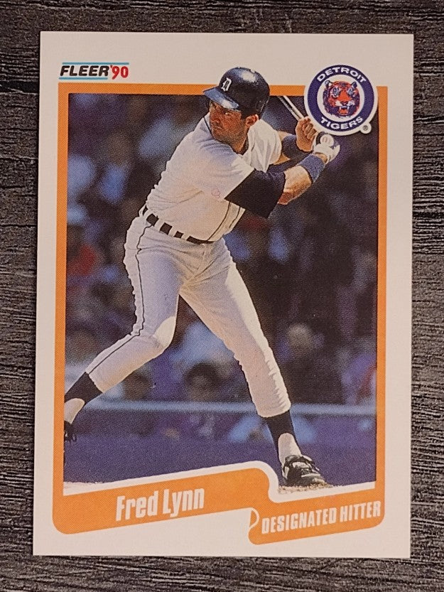1990 Fleer #609 Fred Lynn