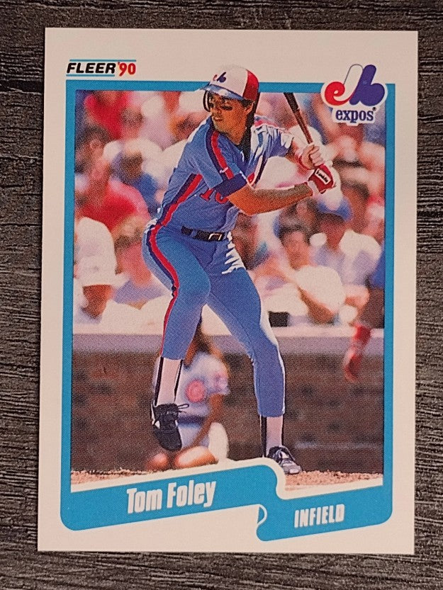 1990 Fleer #344 Tom Foley
