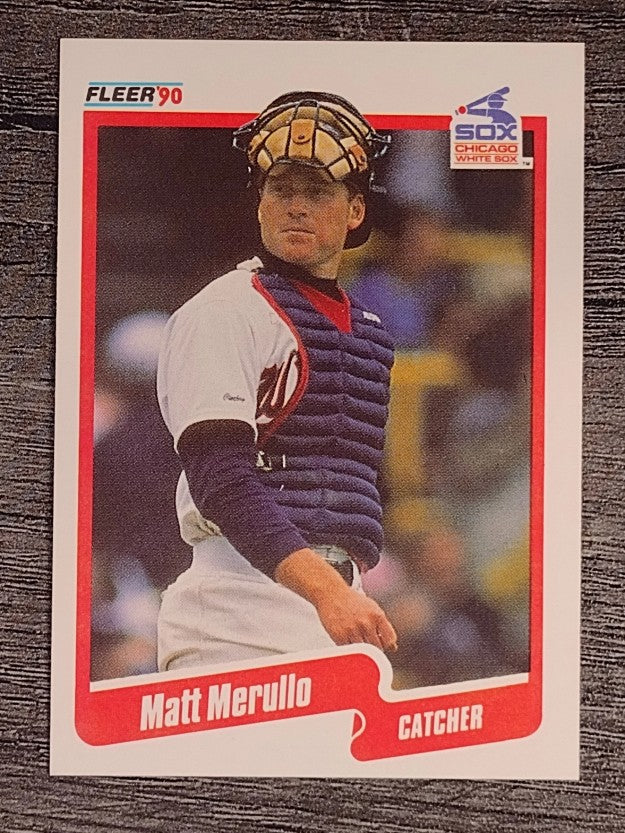 1990 Fleer #542 Matt Merullo