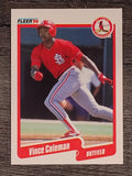 1990 Fleer #245 Vince Coleman