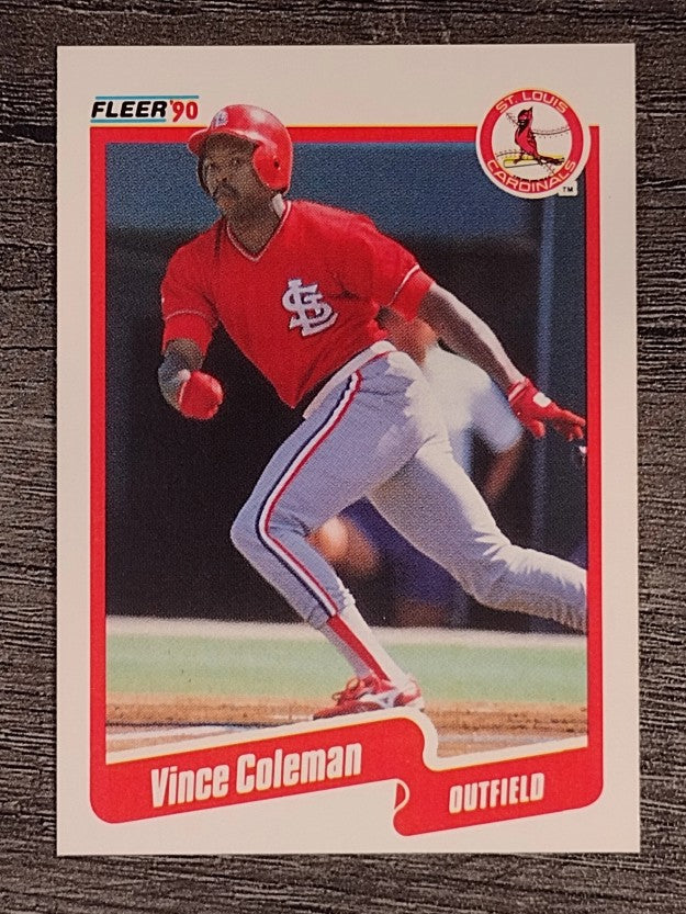 1990 Fleer #245 Vince Coleman