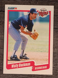 1990 Fleer #367 Wally Backman
