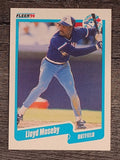 1990 Fleer #90 Lloyd Moseby