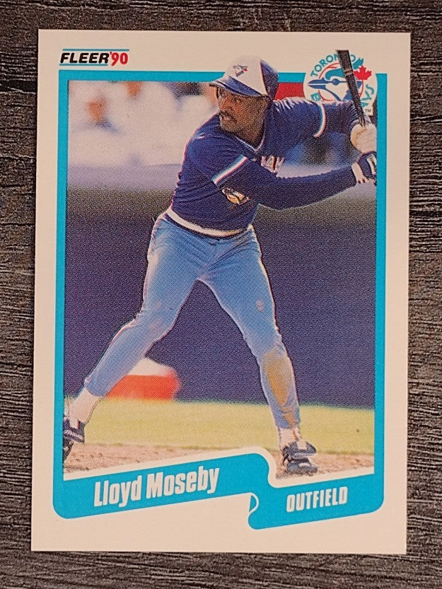 1990 Fleer #90 Lloyd Moseby