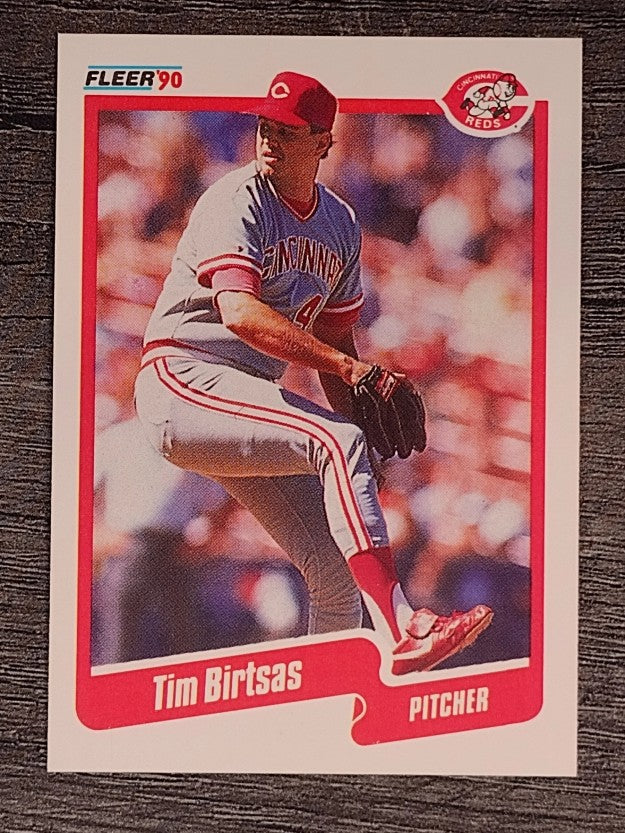 1990 Fleer #414 Tim Birtsas