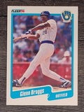 1990 Fleer #317 Glenn Braggs