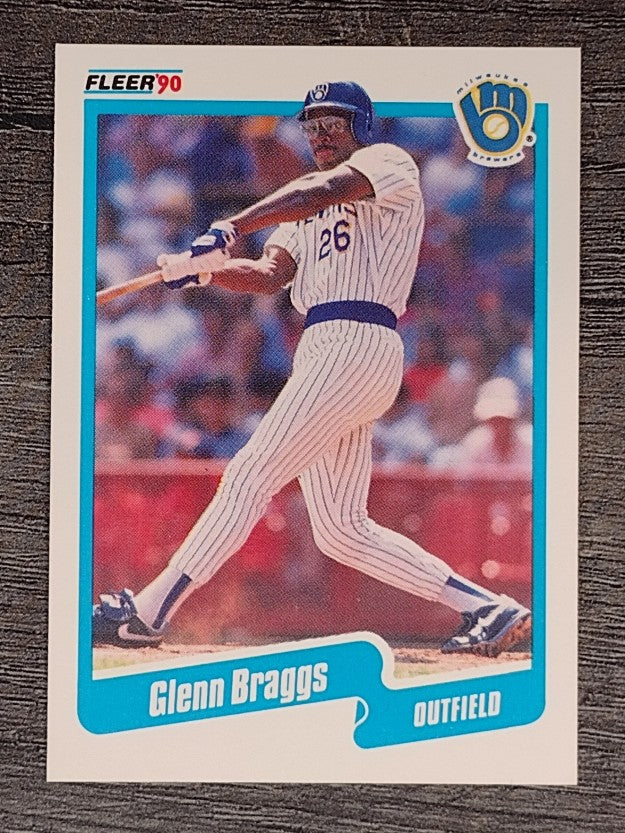 1990 Fleer #317 Glenn Braggs