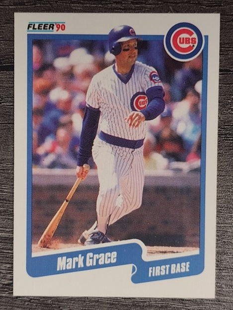 1990 Fleer #32 Mark Grace