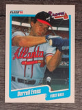 1990 Fleer #581 Darrell Evans
