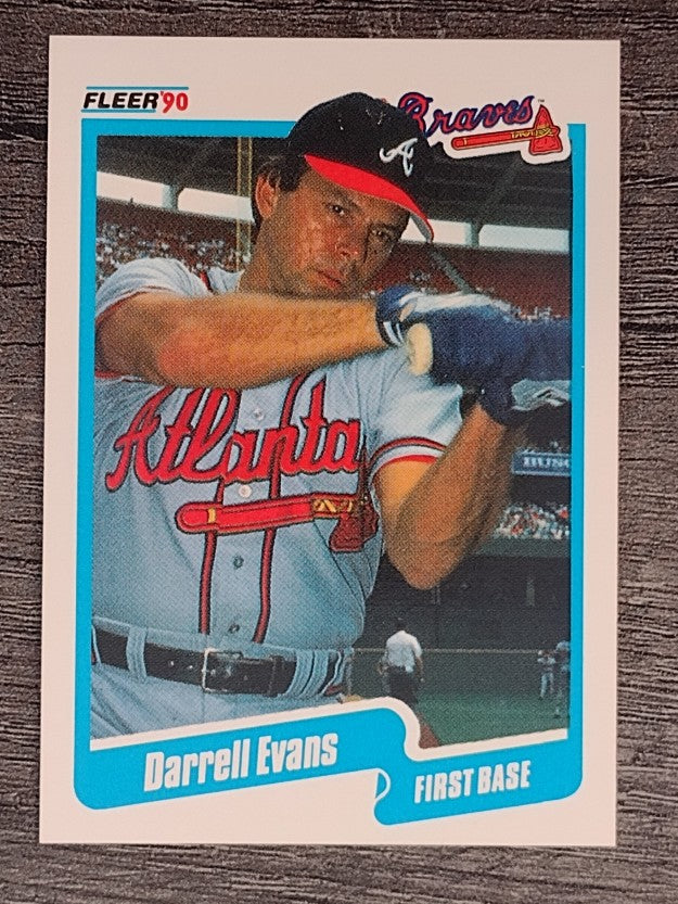 1990 Fleer #581 Darrell Evans