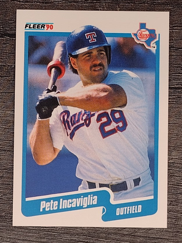 1990 Fleer #301 Pete Incaviglia