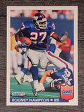 1992 Fleer #292 Rodney Hampton