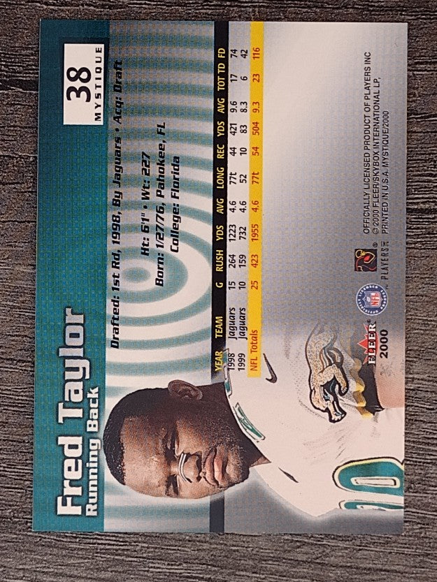 2000 Fleer Mystique #38 Fred Taylor