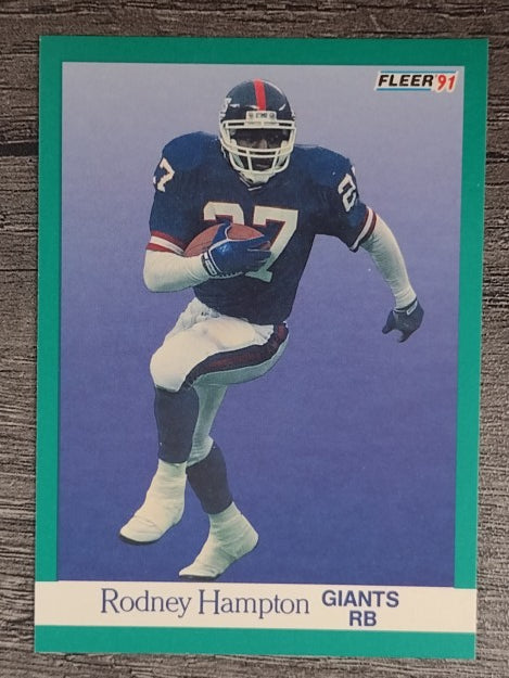 1991 Fleer #311 Rodney Hampton