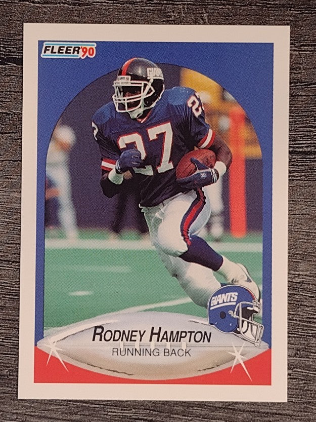1990 Fleer Update #U11 Rodney Hampton RC