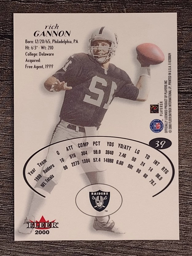 2000 E-X #39 Rich Gannon