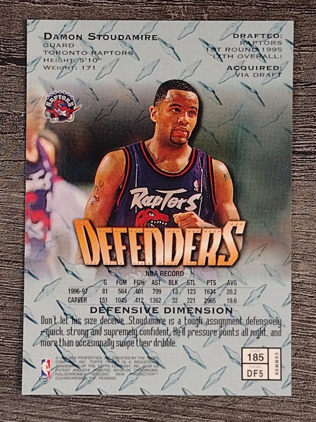 1997-98 Finest #185 Damon Stoudamire B