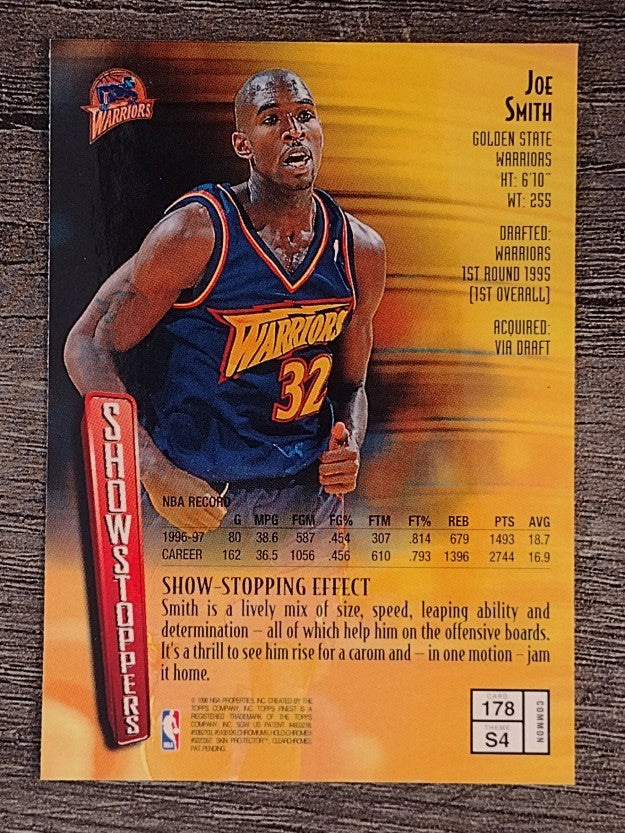 1997-98 Finest #178 Joe Smith B
