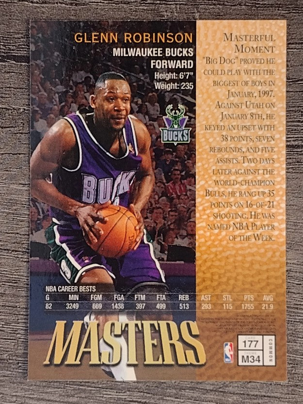 1997-98 Finest #177 Glenn Robinson B