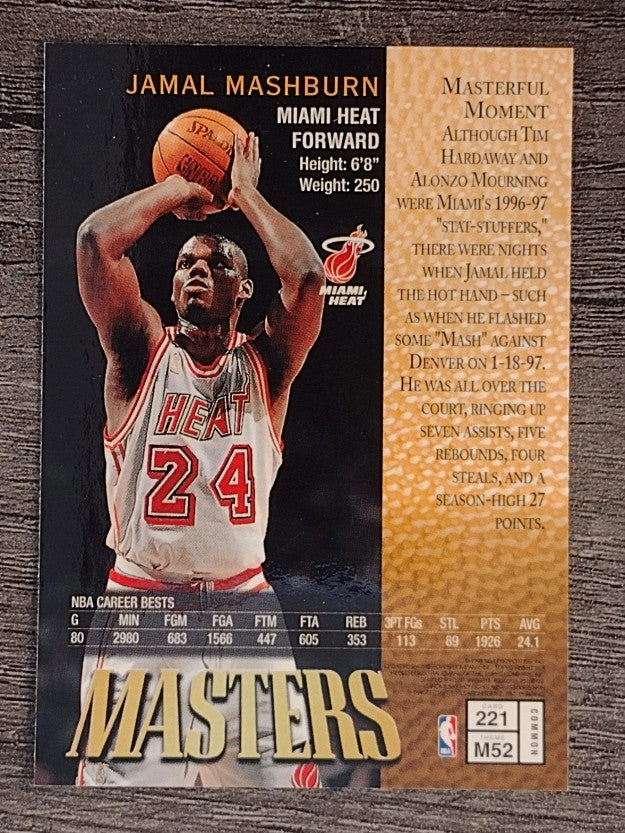 1997-98 Finest #221 Jamal Mashburn B