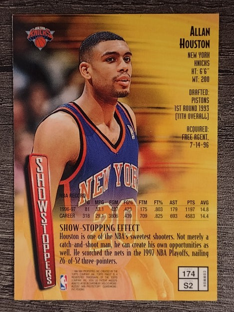 1997-98 Finest #174 Allan Houston B