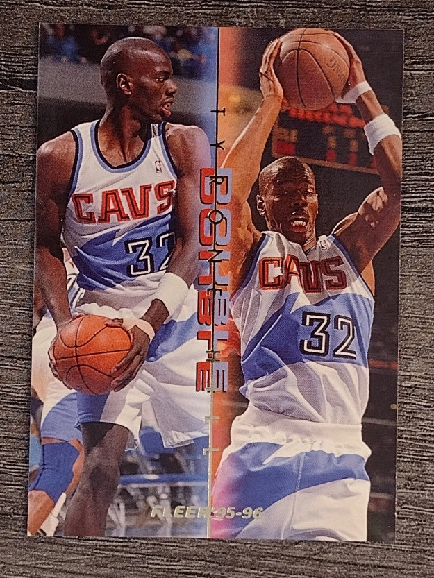 1995-96 Fleer Double Doubles #4 Tyrone Hill