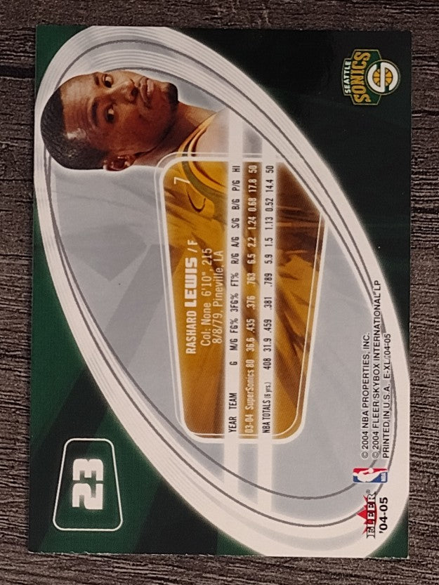 2004-05 E-XL #23 Rashard Lewis