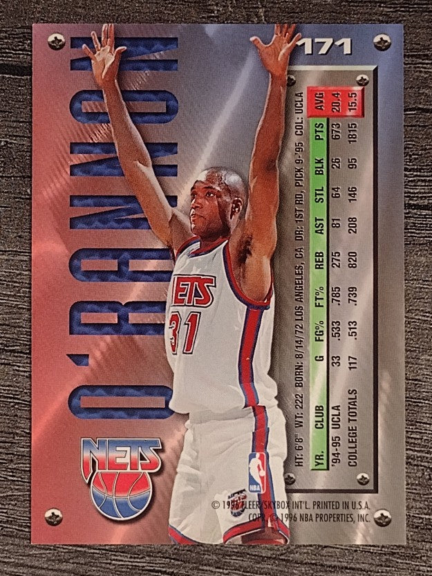 1995-96 Metal #171 Ed O'Bannon RC