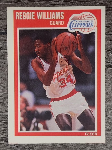 1989-90 Fleer #74 Reggie Williams RC