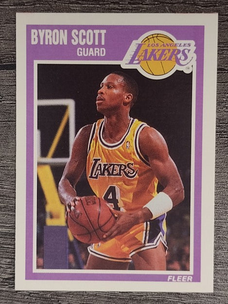 1989-90 Fleer #78 Byron Scott