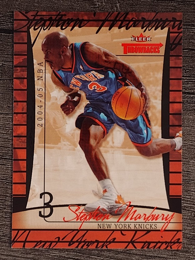 2004-05 Fleer Throwbacks #25 Stephon Marbury