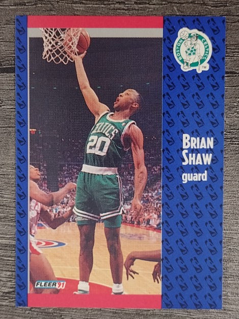 1991-92 Fleer #16 Brian Shaw