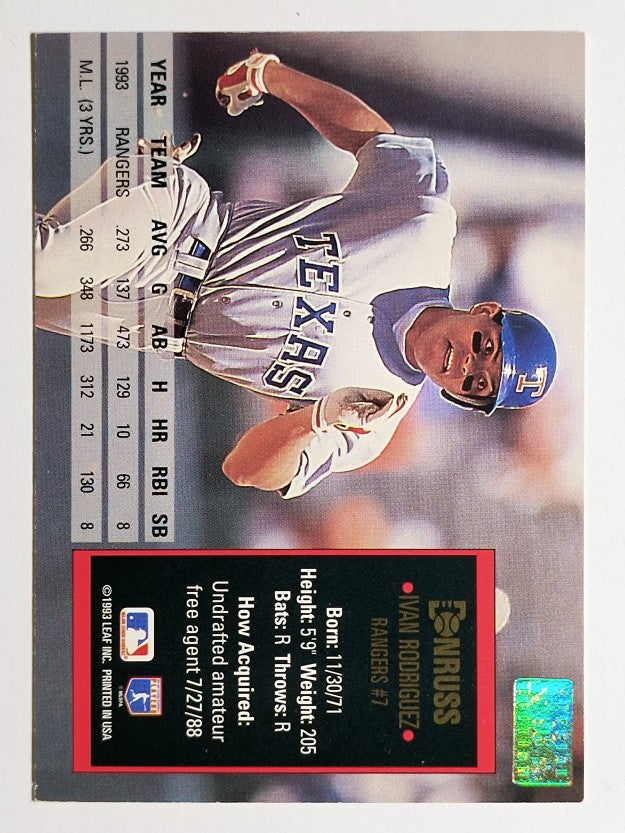 1994 Donruss Special Edition #96 Ivan Rodriguez