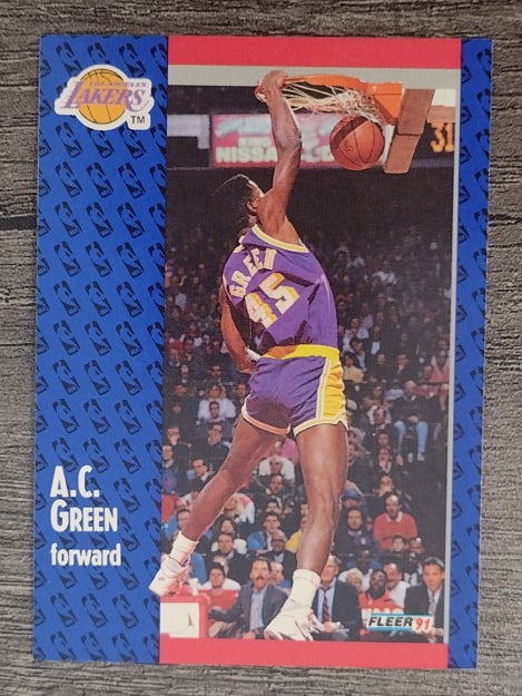1991-92 Fleer #99 A.C. Green