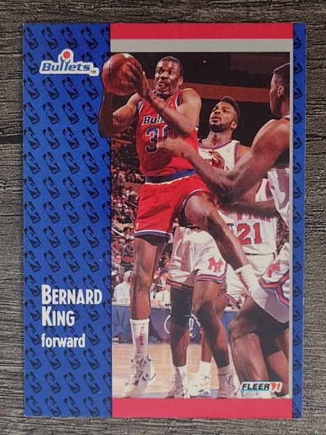 1991-92 Fleer #208 Bernard King
