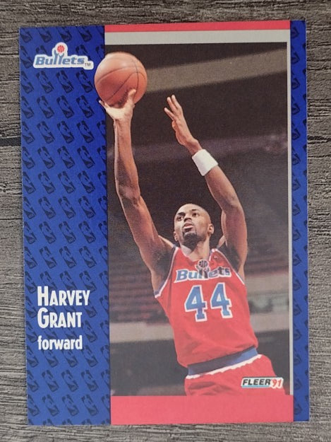 1991-92 Fleer #207 Harvey Grant