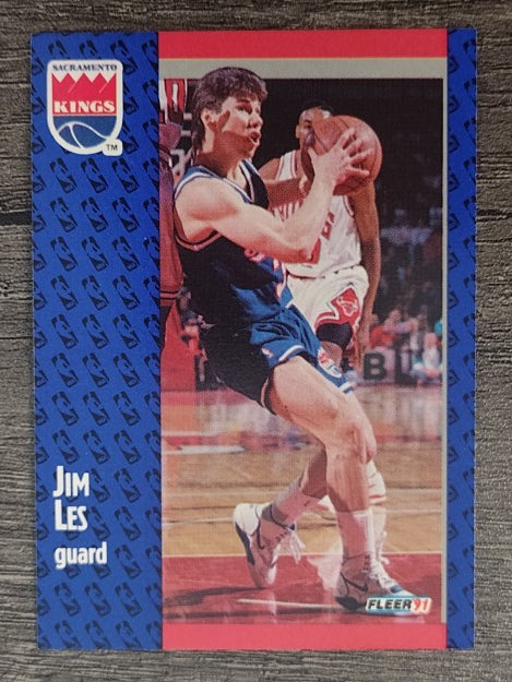 1991-92 Fleer #176 Jim Les RC
