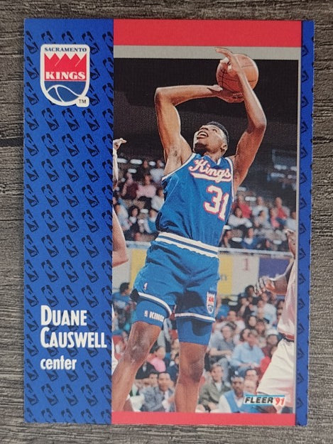 1991-92 Fleer #175 Duane Causwell