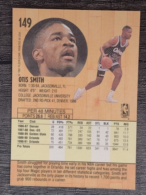 1991-92 Fleer #149 Otis Smith