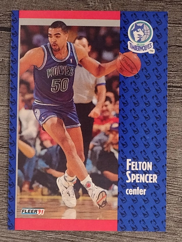 1991-92 Fleer #127 Felton Spencer
