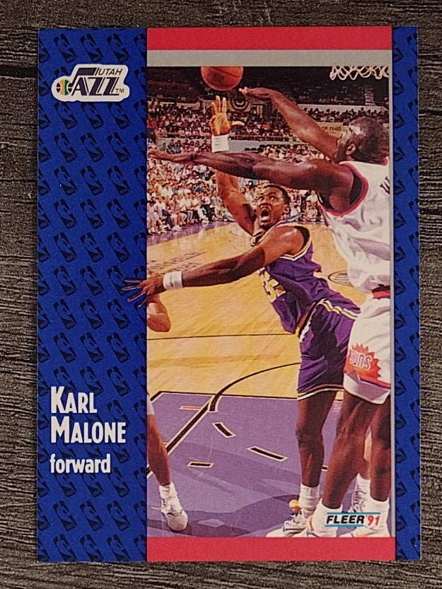 1991-92 Fleer #201 Karl Malone