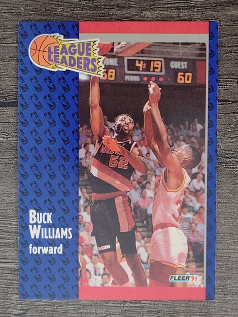 1991-92 Fleer #224 Buck Williams LL