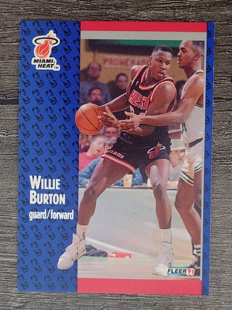 1991-92 Fleer #105 Willie Burton