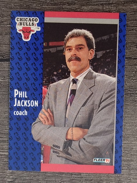 1991-92 Fleer #28 Phil Jackson CO